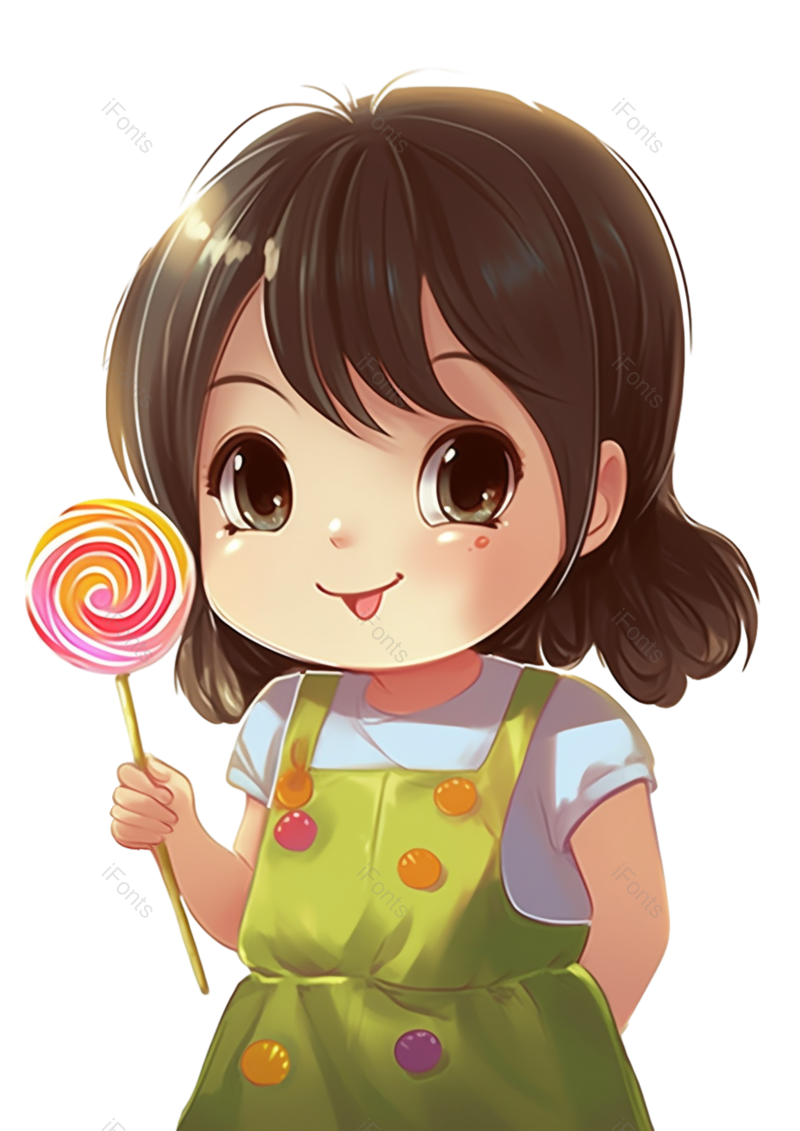 儿童节图片,卡通元素,儿童PNG,小女孩免抠素材